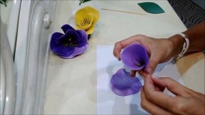 Большие ростовые цветы / Бесплатный мастер-класс анютины глазки из изолона / DIY Pansy Fiower