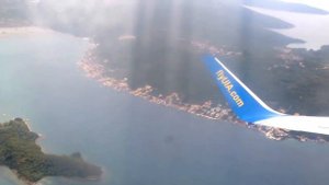 Черногория. Взлет с аэропорта Тивата