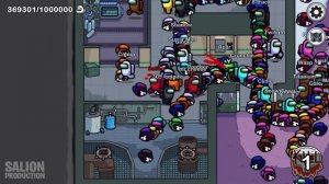 AMONG US, but with 1 MILLION PLAYERS on POLUS