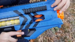 14+//Обзор на бластер для взрослых//Nerf Rival Zeus//