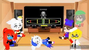 Undertale react to Sans Hard Mode  (fdy)