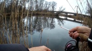 КРУПНАЯ ЩУКА на УЛЬТРАЛАЙТ спиннинг на Северском Донце.