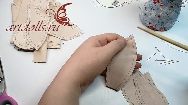 мастер класс шарнирная кукла. часть 1 (пошив деталей тела) смотреть онлайн