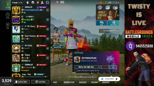 BGMI 3.O TEAMCODE !! BGMI LIVE 29/01/2024 ?#bgmilive #gameplay смотреть онлайн