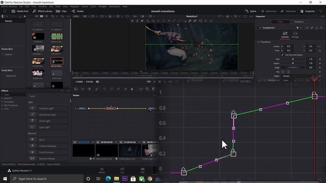 How to Make Smooth Sliding Transitions [Davinci Resolve 17] смотреть онлайн