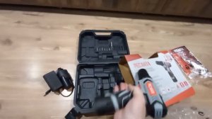 Распаковка — Аккумуляторная дрель-шуруповерт Ресанта ДА-12-2ЛК