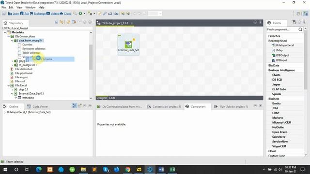 Data integration from Excel and MySql to Postgres Using Talend смотреть онлайн