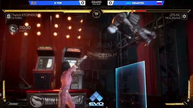 Гранд-Финал EVO 2021 EU: Disarted(Россия) - K-TOP(Греция). Mortal Kombat 11