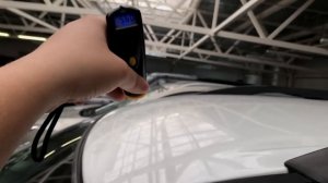 Типичное состояние машины, после девушки, которая училась ездить. Mitsubishi Outlander.