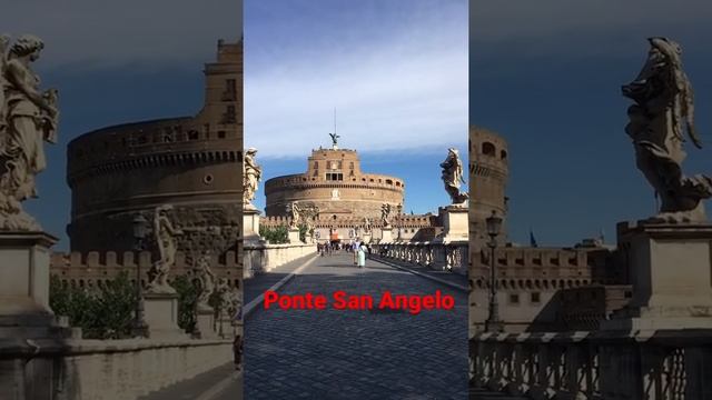 Rome Ponte Sant'Angelo Castel Sant'Angelo Roma