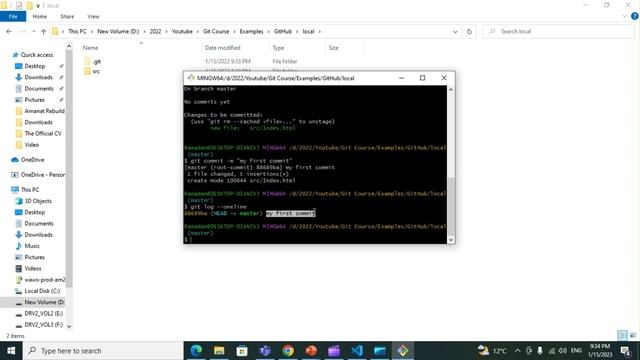 06- Git version control system - Scenario 2 - Converting and pushing normal folder to git repo смотреть онлайн