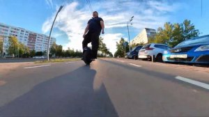 Моноколесо ninebot one Z10 вторая ревизия! Первый день с Работы! Моноколесо - Счастье!