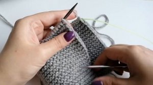 Простые тапочки (следки) спицами без шва на подошве. Подарок близким за один вечер!