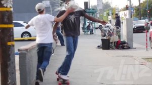 SKATEBOARD BAIT - Pepper Spray PIE PRANK IN THE HOOD - Teaching Thieves A Lesson!!