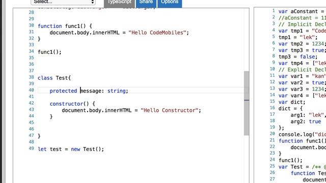 TypeScript Programming : Learn (from Variable to OOP) in 30 Mins