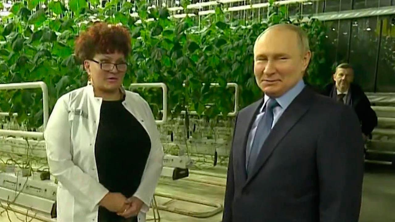 Владимир Путин впервые прилетел на Чукотку