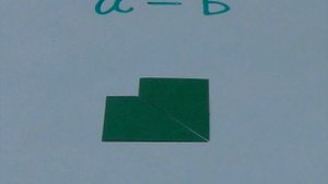 Visual Algebra: (a+b)(a - b) = a2 - b2