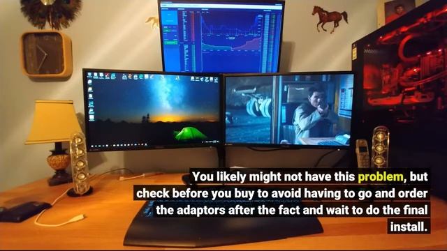 User Review: WALI Triple LCD Monitor Desk Mount Fully Adjustable Stand Fits 3 Screens up to 27... смотреть онлайн