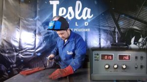 Как варить тонкий черный металл промышленным полуавтоматом. Тесла Велд МИГ 350.