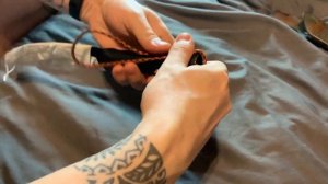 Самый простой способ оплетения паракордом ручки ножа. Актуально для Cold Steel Bushman