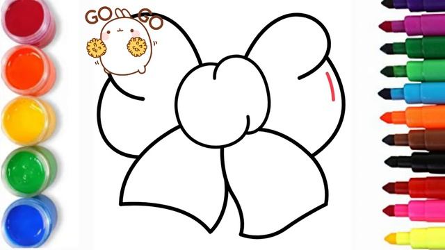 How to draw a Bow Tie? Как нарисовать галстук-бабочку? Bow galstukini qanday chizish mumkin? смотреть онлайн