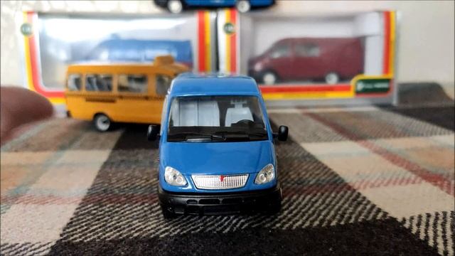 Газели 1/43 Агат МОССАР | Обзор масштабных моделей смотреть онлайн