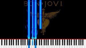 Bon Jovi It's my life acoustic piano synthesia