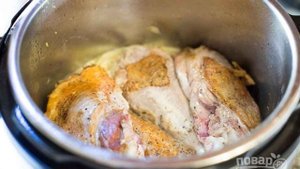 Индейка в скороварке с горчичным соусом