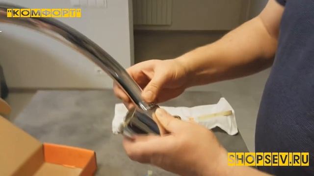 ремонт однорычажного смесителя для кухки