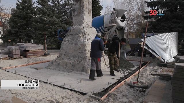 В Волгограде завершается реставрация воинского мемориала Братской могилой бойцов 57-й и 64-й армий