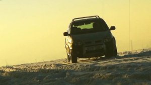 Renault Megane Scenic RX4 1.9DCi soft snow test