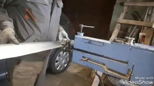 ИЗГОТОВЛЕНИЕ ПОРОГА НА ГЛАДИЛЬНОМ МОЛОТКЕ.