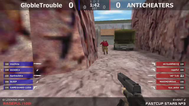 Гранд-финал турнира по CS 1.6 от ""ANTICHEATERS"" [ANTICHEATERS -vs- GlobleTrouble]/4map @kn1feTV