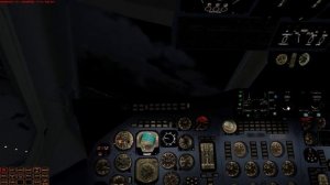 [ MSFS ] Ил-86 посадка в Домодедово в облачности. 
диспетчера Vatsim Online.
