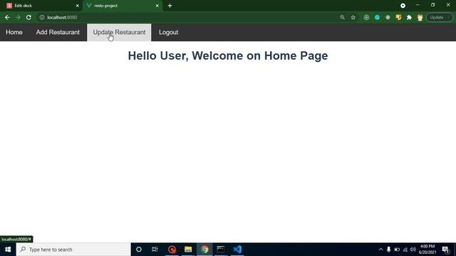 Vue js project #13 Add and Update Page