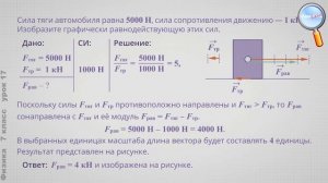 Физика 7 класс (Урок№17 - Решение задач по теме«Силы вокруг нас. Обобщение по теме«Силы вокруг нас»