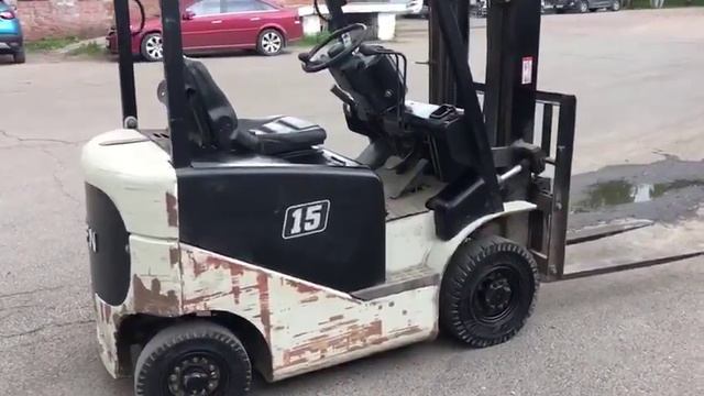 Электропогрузчик бу вилочный 1,5 т