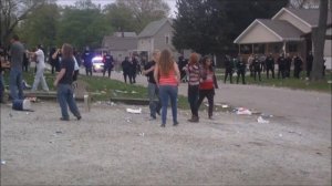 Riot Police Using LRAD Sound Cannon Against Students