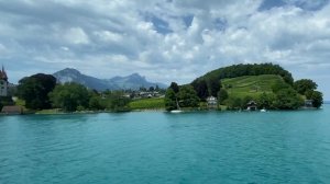 Швейцария Круиз по Озеру Тун | Из города Тун в Интерлакен | Жизнь в Швейцарии