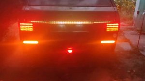 Ваз 2109 все задние фонари на LED диодах.