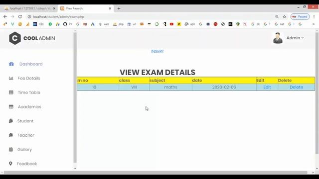 Student Information Management Systems in PHP
