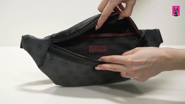 Видеообзор I Мужская сумка поясная GUESS VEZZOLA 2533458