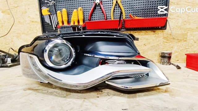 Audi a4 b8 headlight repair