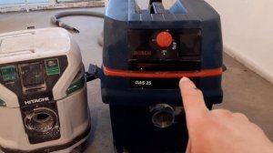 Какой пылесос выбрать, сравнение bosch gas 25 и Hitachi RP150YB