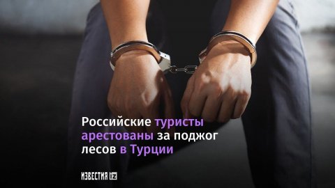 Туристов РФ арестовали за поджог