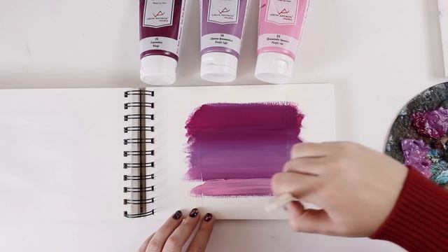 ГРАДИЕНТ акварелью, пастелью и акрилом смотреть онлайн