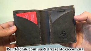 Маленький кошелек Visconti VSL21 Saber с защитой RFID oil brn