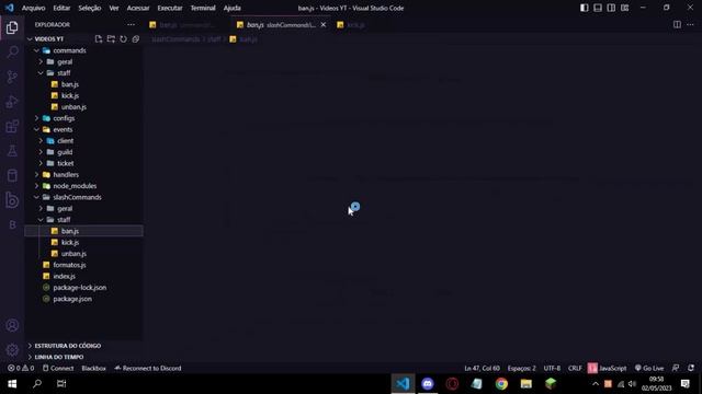 Discord.js V14 - Ban, Unban e Kick commands - 02