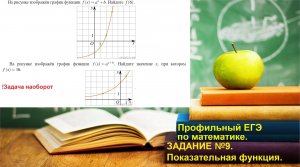 Профильный ЕГЭ 2026 . Графики. Задание 11. Показательная функция.