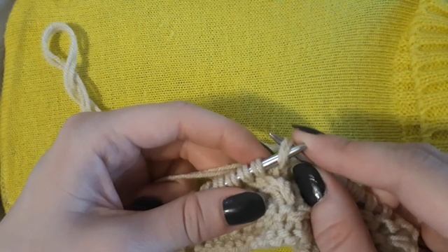 Фасонный жгут (коса). Вязание на спицах. Мастер-класс смотреть онлайн